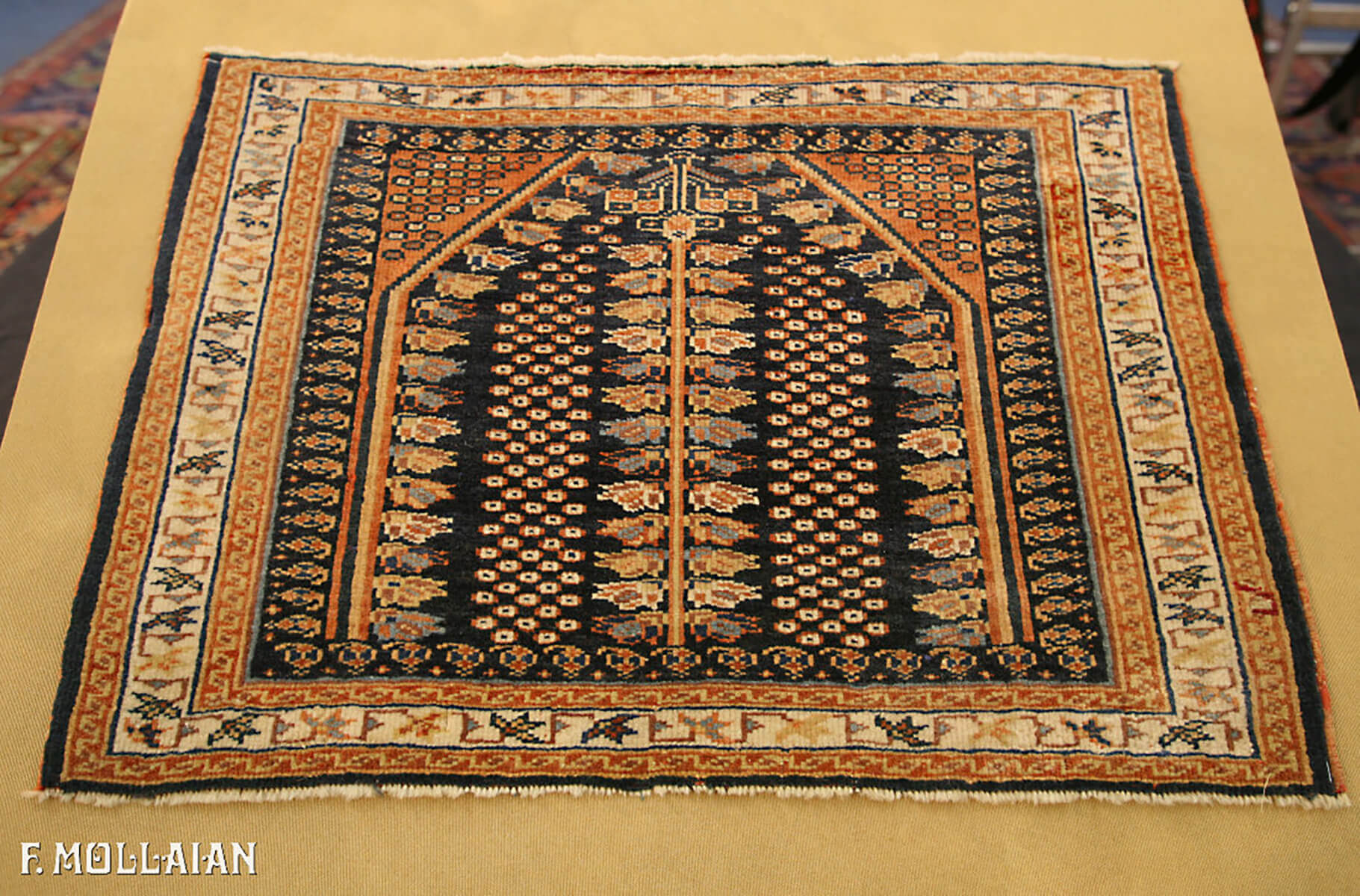 Tapis Persan Antique Kashkuli n°:41350131